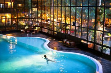 Pool på högfjällshotellet